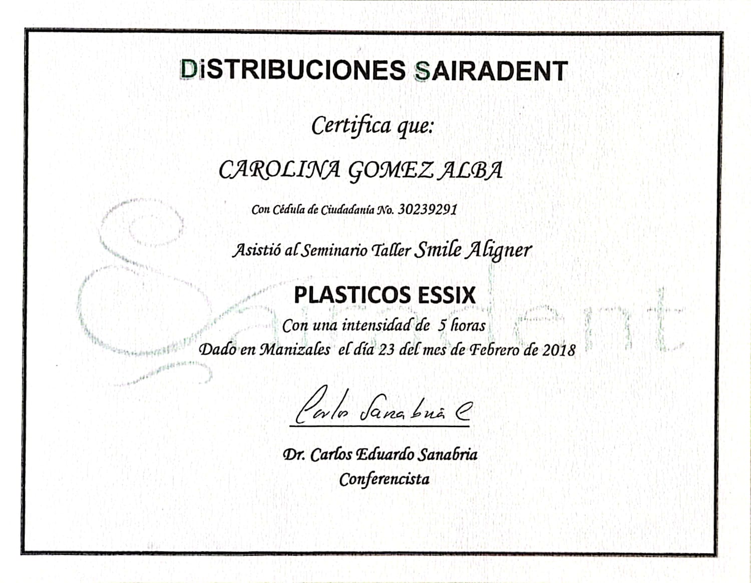 Certificado